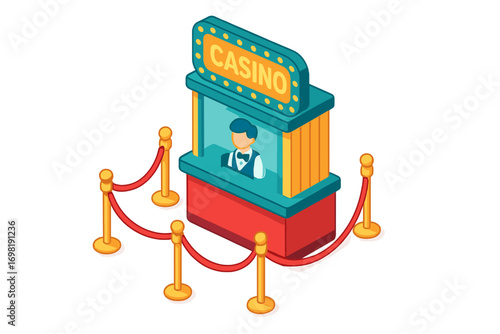 Casino, gambling 3d icon set. dice, cards, dealer icons collection for games
