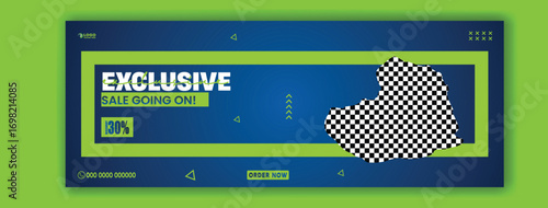 Luxury swiss watches displayed on a dark blue background with neon green accents and the word exclusive