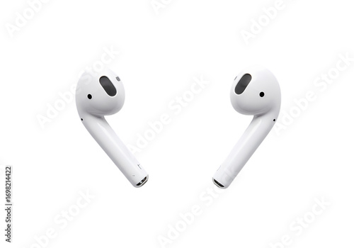 Apple AirPods Pro Wireless Earbuds Iconic Design isolated on transparent background