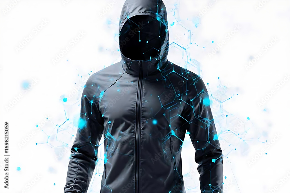 Fototapeta premium space, astronaut, 3d, robot, helmet, black, halloween, technology, suit, soldier, isolated, cyborg, protection, skeleton, face, child