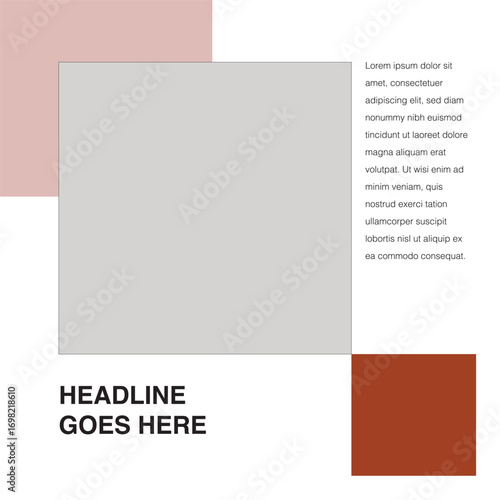 Wallpaper Mural square design social media template eps Torontodigital.ca