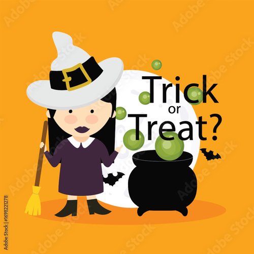  Horror mystery cartoon ghosts, pumpkin and bat. Monster characters, witch hat and candy render. Party pithy vector plasticine elements Art & Illustration
