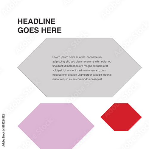 diamond shape social media template
