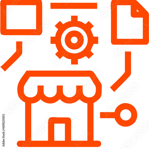 store marketplace vector icon