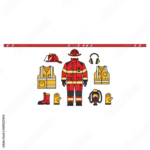Firefighters Protective Gear - Essential Equipment for Safety.
