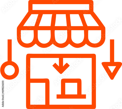 store marketplace vector icon