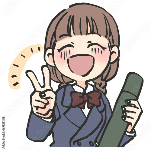 Wallpaper Mural 卒業した女の子 Torontodigital.ca