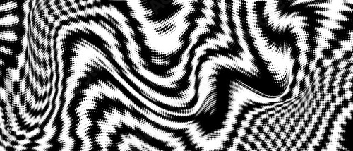 Point wave noise texture. Abstract dot background. Technological cyberspace background.