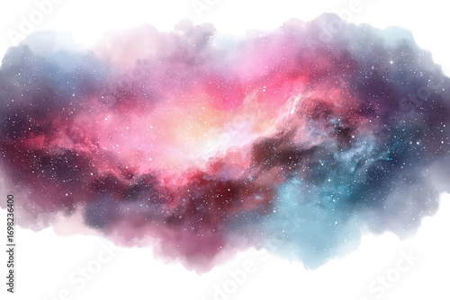 Pink Purple Blue Nebula Galaxy Space Background