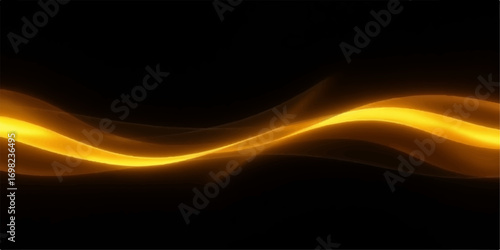 Wallpaper Mural Abstract light and fire background with glowing orange waves and vector design Torontodigital.ca
