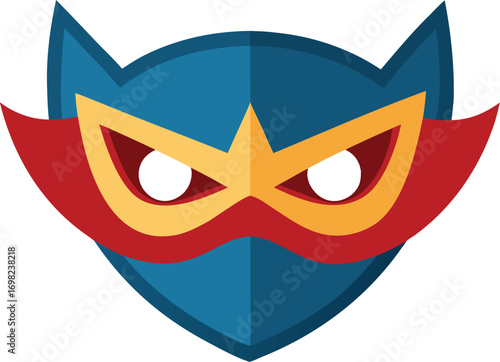 superhero-style eye mask vector