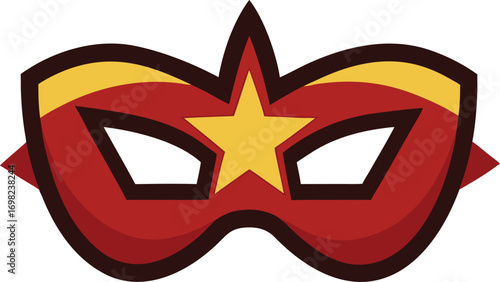 superhero-style eye mask vector