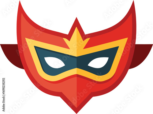superhero-style eye mask vector