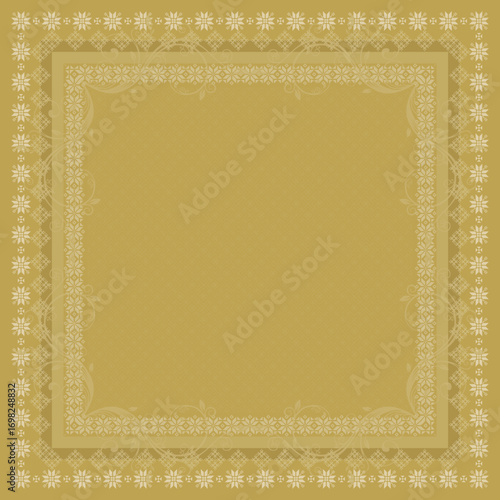 abstract floral geometric hijab design
