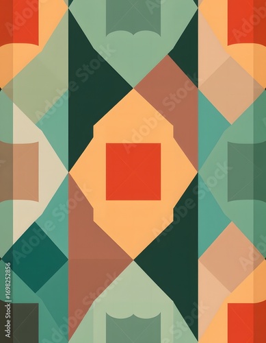 Colorful Geometric Pattern Background – Abstract Shapes and Modern Designs