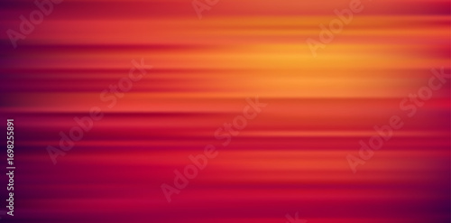 Blurred horizontal gradients in fiery hues of orange, red, and dark purple form a mesmerizing and dynamic design perfect for backgrounds and artistic compositions