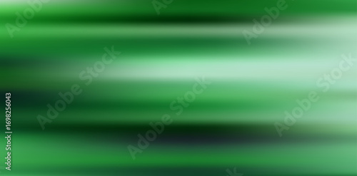 Abstract blurred lines create a serene backdrop with shades of green merging into light gradients, suggesting movement and a calm, nature-inspired atmosphere