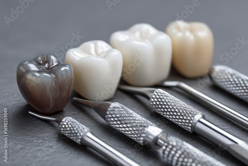 Precision tools for dental composite materials and restoration with AI