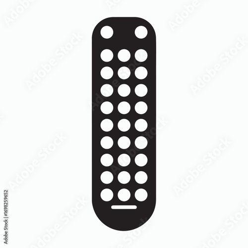 Smart TV remote wireless solid device