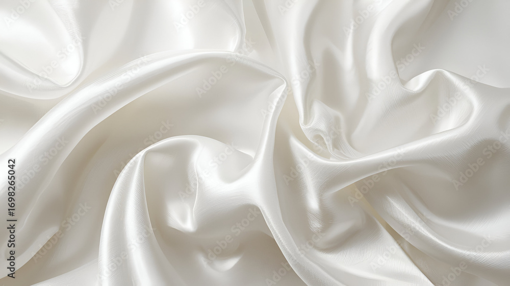 Fototapeta premium white satin background