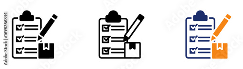 Product List Icon Collection Glyph & Mixed Style 