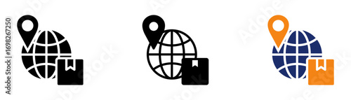 International Product Icon Collection Glyph & Mixed Style 