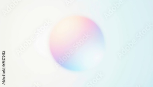 Pastel Orb Abstract Gradient Background for Design Projects