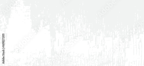 A pristine white textured surface with faint gray streaks and subtle vertical lines creates an abstract and minimalist background, evoking a sense of aged paper and clean design