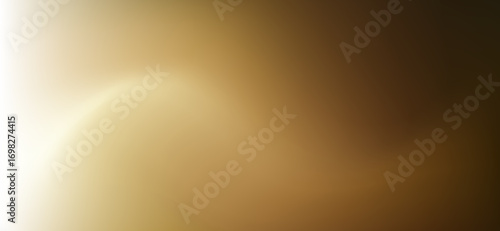 Gentle gold and brown gradient creates a soothing abstract background, featuring soft light transitions and subtle curves, evoking a sense of warmth and quiet sophistication