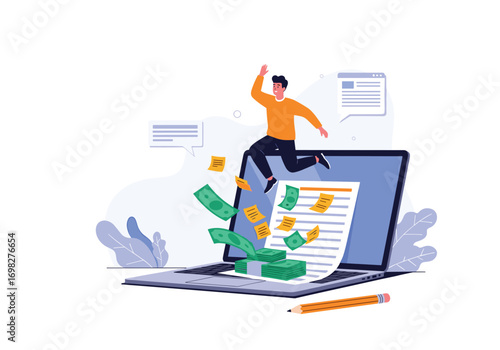 Achieving financial success through online opportunities and smart budgeting strategies