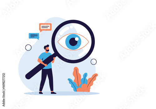 Understanding the importance of visual inspection in quality control and process monitoring with a magnifying glass focus