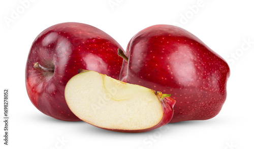 apple isolated on transparent png ( Image from camera)