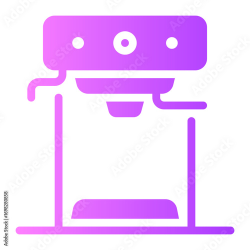 coffee maker gradient icon