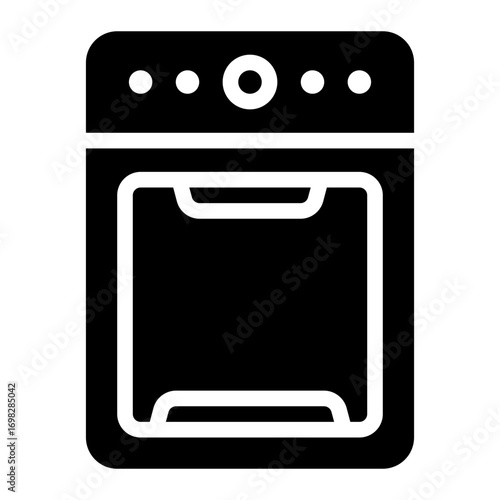 dishwasher glyph icon
