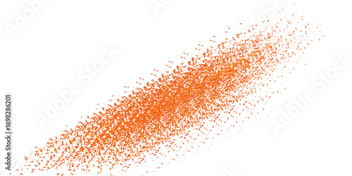 Vibrant abstract vector art with bright orange and gold textures, a fiery pattern in a stellar space