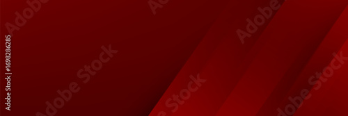 Red line with white architecture futuristic background minimal concept vector illustration subtle design.