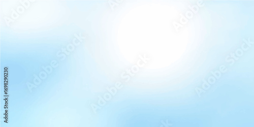 An abstract blue sky with bright sunlight and cloud