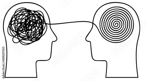 Meaning translator — person helps transform chaotic and unclear thoughts into simple structured language and clarity of expression