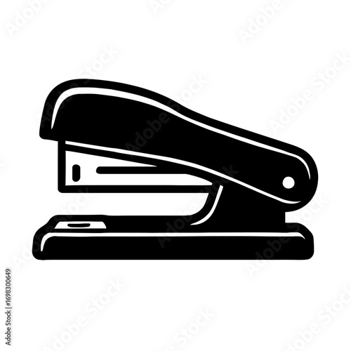 Stapler Icon Vector - Office and School Stationery Tool