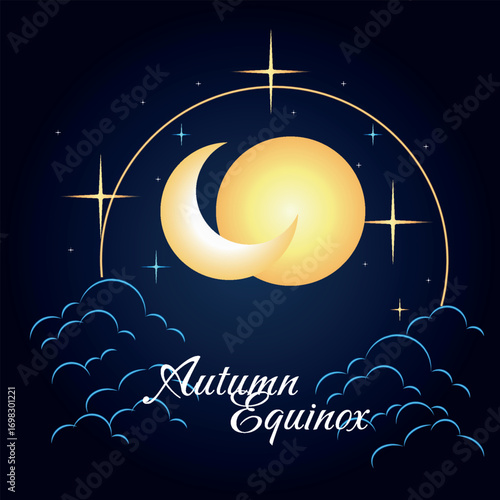 Autumn Equinox. September 20. In the northern hemisphere, the night becomes longer than the day.