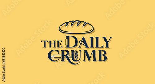 The Daily Crumb bakery logo with a loaf of bread icon.