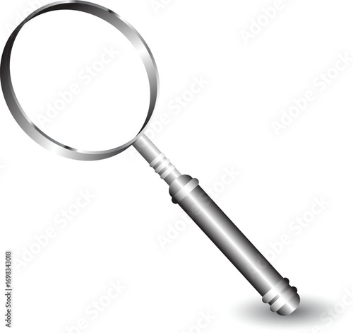 vector illustration of magnifier