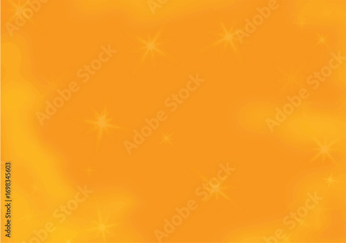 Orange sparkle watercolor with dreamy stars for autumn celebration and harvest stationery.
