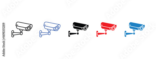 CCTV camera icon vector. security camera symbol. vector illustration.
