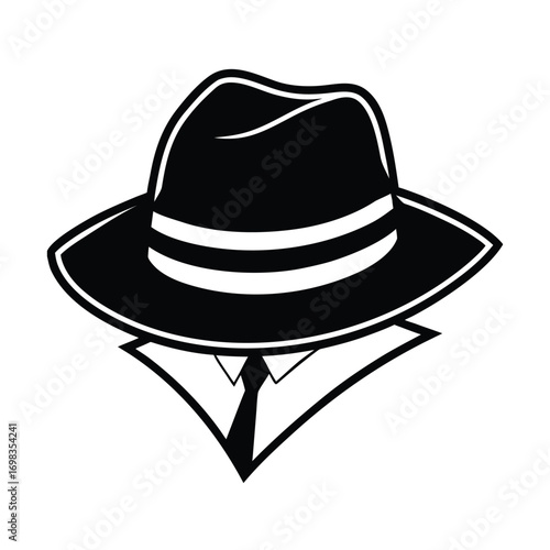 Cowboy Hat Vector Art, Icons, illustration