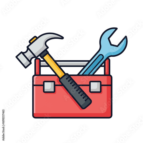 Silhouette illustration of a construction excavator digging into the earth, creating a hole.