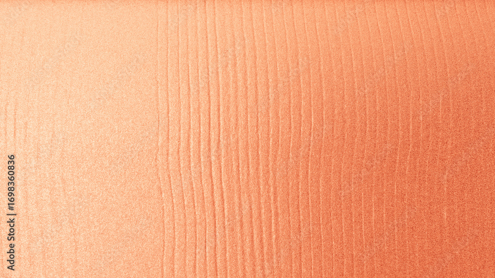 Fototapeta premium Rose gold silk fabric texture with smooth folds and shiny surface, elegant luxury background for design and decoration.