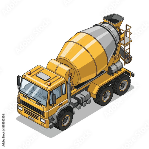 Silhouette illustration of a construction excavator digging into the earth, creating a hole.