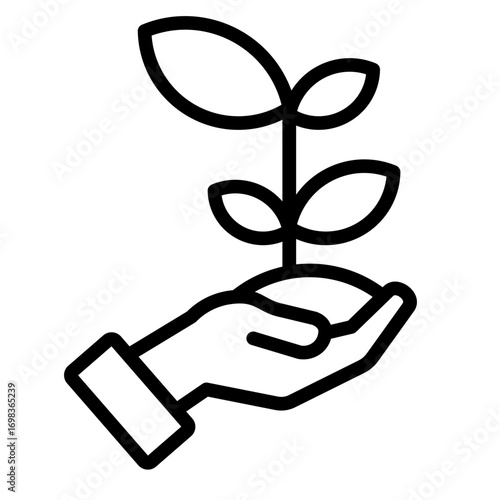 Sprout  Icon Element For Design	