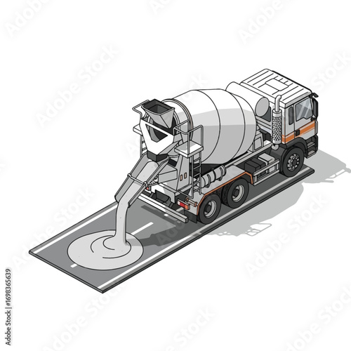 Silhouette illustration of a construction excavator digging into the earth, creating a hole.